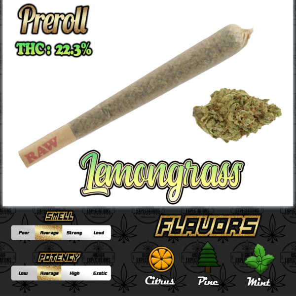 Lemon Grass Preroll 1G