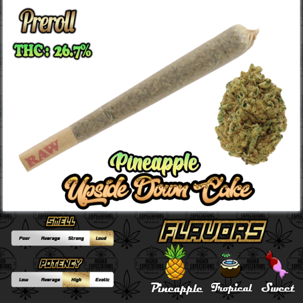 Pineapple Upside Down Cake Preroll 1G