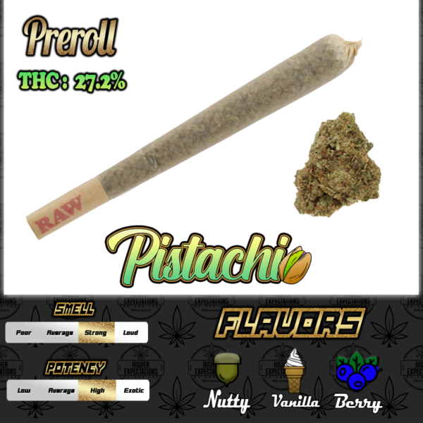 Pistachio Pre Roll 1G