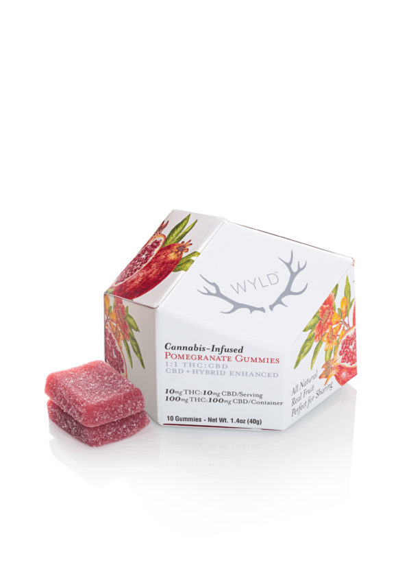 WYLD Pomegranate THC:CBD 100mg