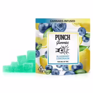 Punch Blueberry Lemonade Gummies 100mg